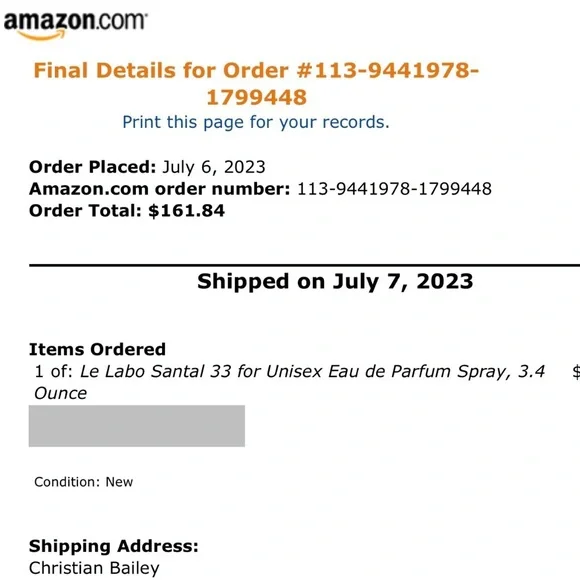 🌿Le Labo Santal 33 - Eau De Parfum 100 ml🌿 - Picture 8 of 9